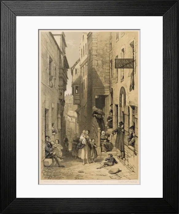 Framed Print : Libbertons Wynd, Edinburgh, Scotland Framed Print : Libbertons Wynd, Edinburgh, Scotland
