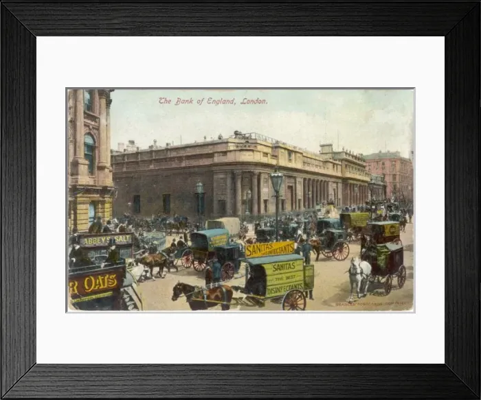 Framed Print : Social / Bank of England Framed Print : Social / Bank of England