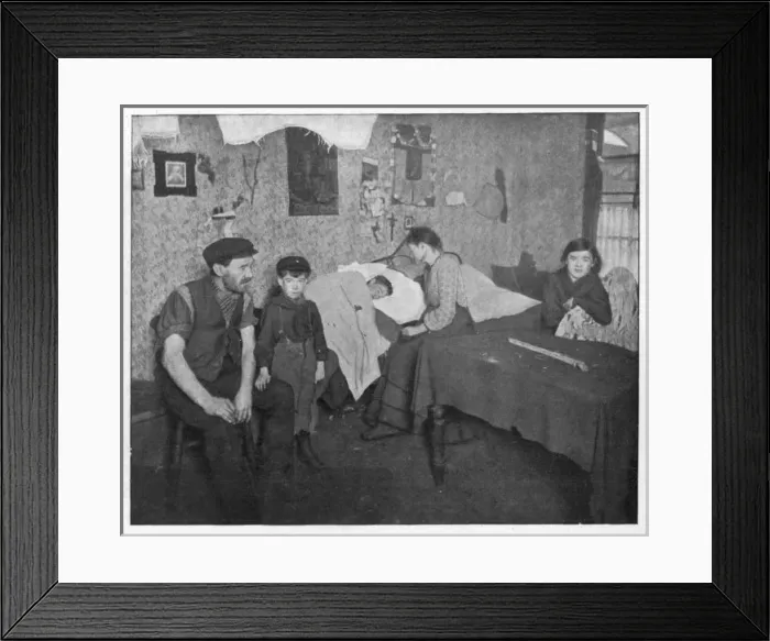 Framed Print : Social / Unemployed Slum Framed Print : Social / Unemployed Slum
