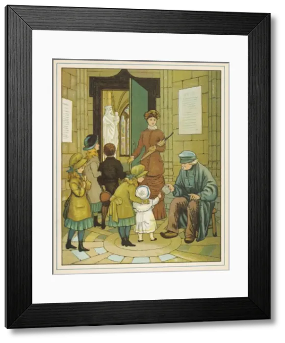 Framed Print : Tourists in Frenchchurch Framed Print : Tourists in Frenchchurch