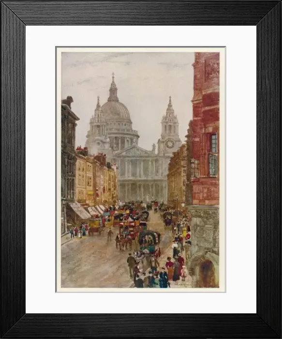 Framed Print : ST PAULs CATHEDRAL 1905 Framed Print : ST PAULs CATHEDRAL 1905