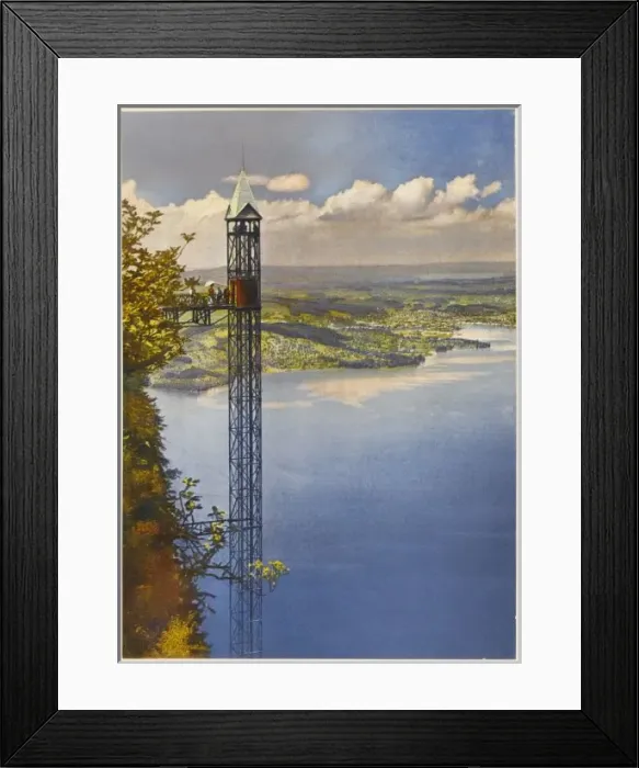 Framed Print : Passenger Lift Framed Print : Passenger Lift