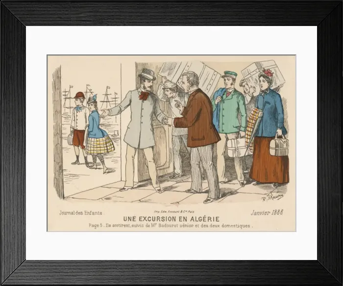 Framed Print : Leaving for Algeria Framed Print : Leaving for Algeria