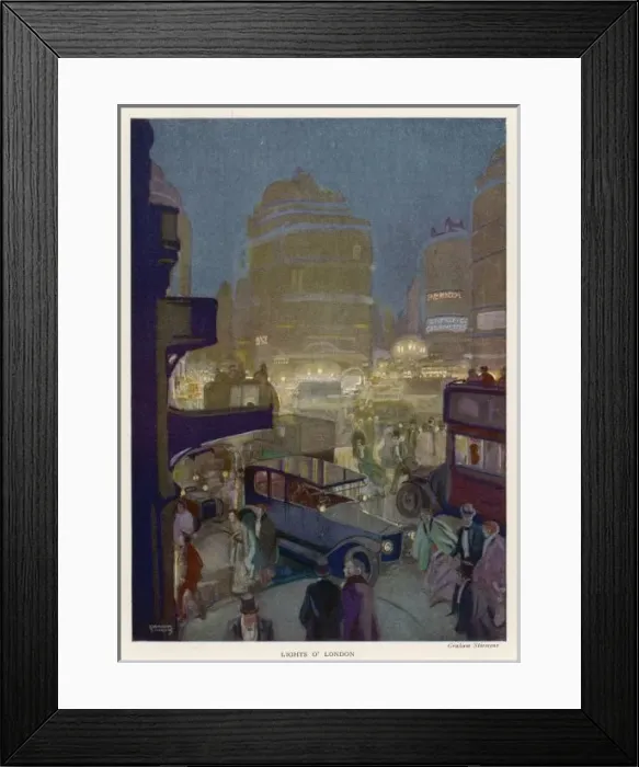 Framed Print : Social / Piccadilly Circus Framed Print : Social / Piccadilly Circus