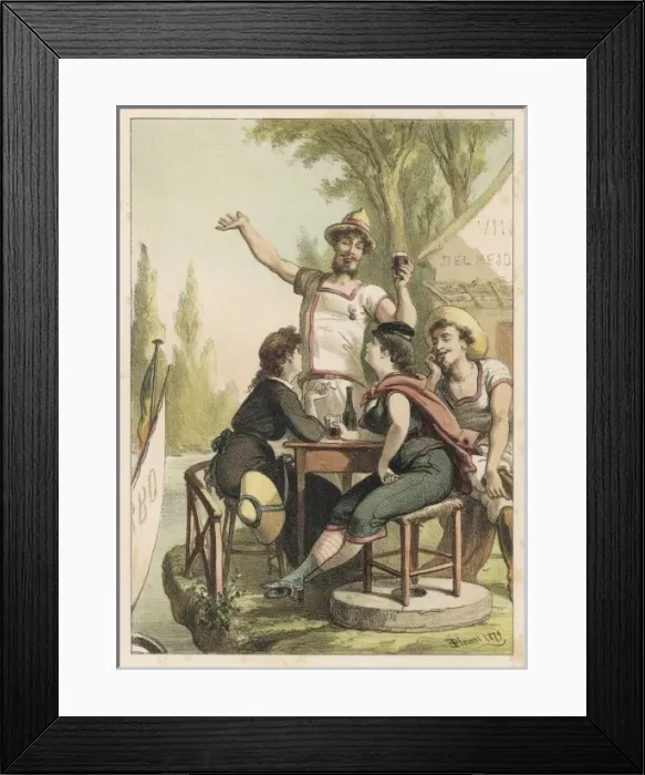 Framed Print : A Day by the River Framed Print : A Day by the River