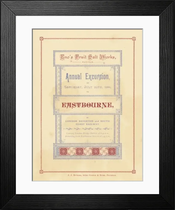Framed Print : Staff Outing Eastbourne Framed Print : Staff Outing Eastbourne