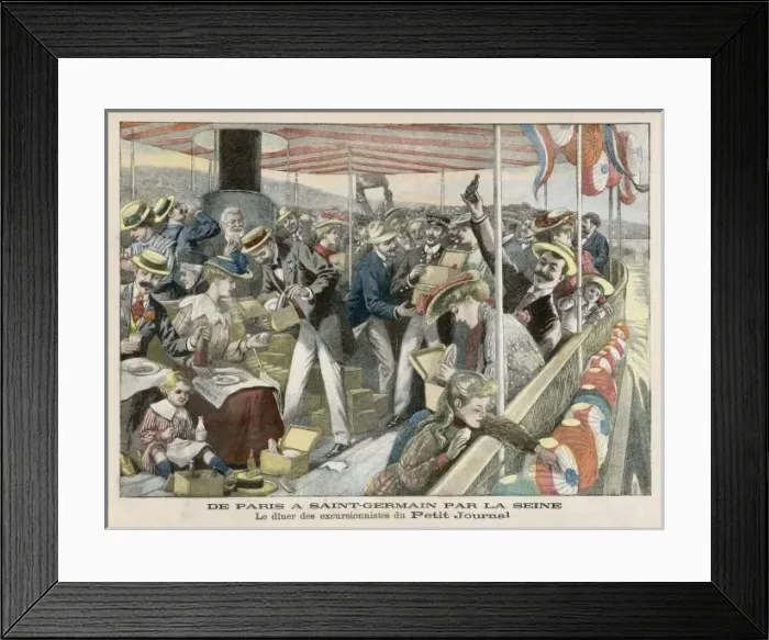 Framed Print : Seine Boat Excursion 2 Framed Print : Seine Boat Excursion 2