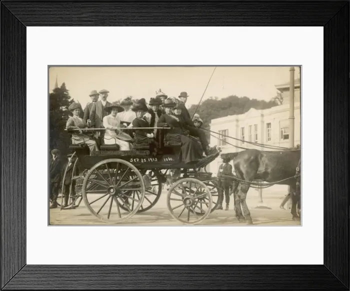 Framed Print : Horse Drawn Excursion Framed Print : Horse Drawn Excursion