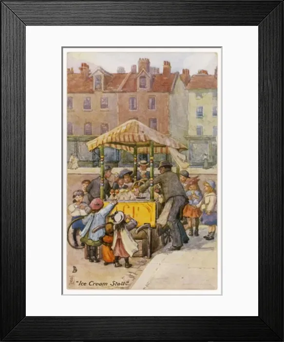 Framed Print : Social / Ice Cream Stall Framed Print : Social / Ice Cream Stall