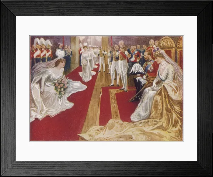 Framed Print : Social / George V & Mary Framed Print : Social / George V & Mary
