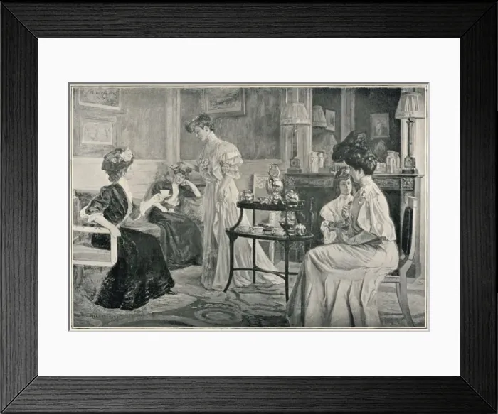 Framed Print : EDWARDIAN AT HOME Framed Print : EDWARDIAN AT HOME