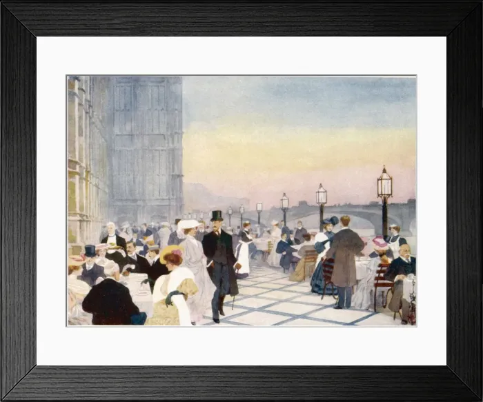 Framed Print : Social / Tea at Commons Framed Print : Social / Tea at Commons