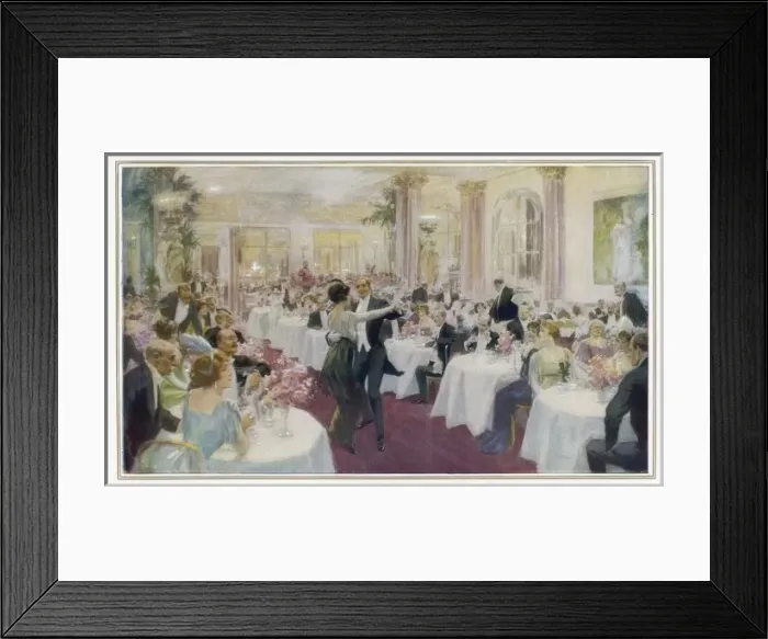 Framed Print : Social / Tango Demo 1914 Framed Print : Social / Tango Demo 1914