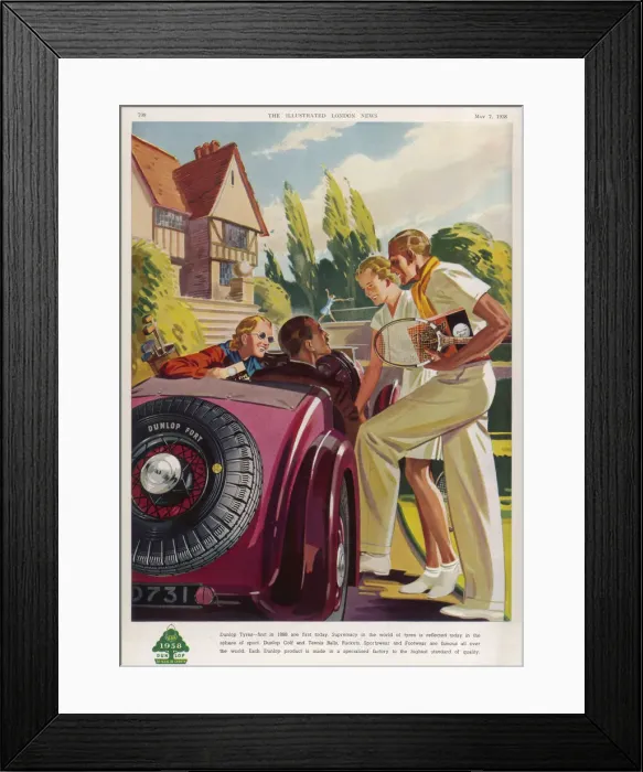 Framed Print : Social / Sporty Types 20C Framed Print : Social / Sporty Types 20C
