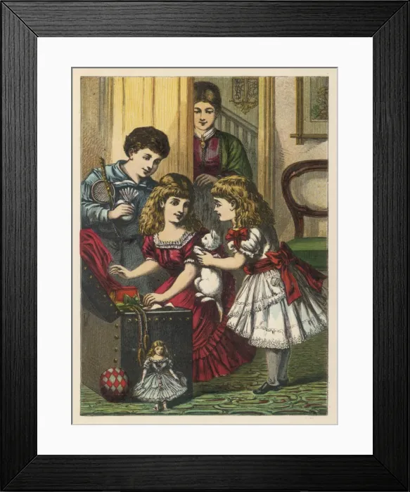 Framed Print : Children Packing Framed Print : Children Packing