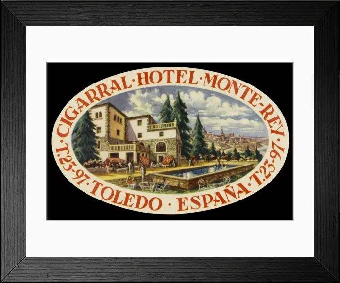 Framed Print : Label from Toledo Framed Print : Label from Toledo