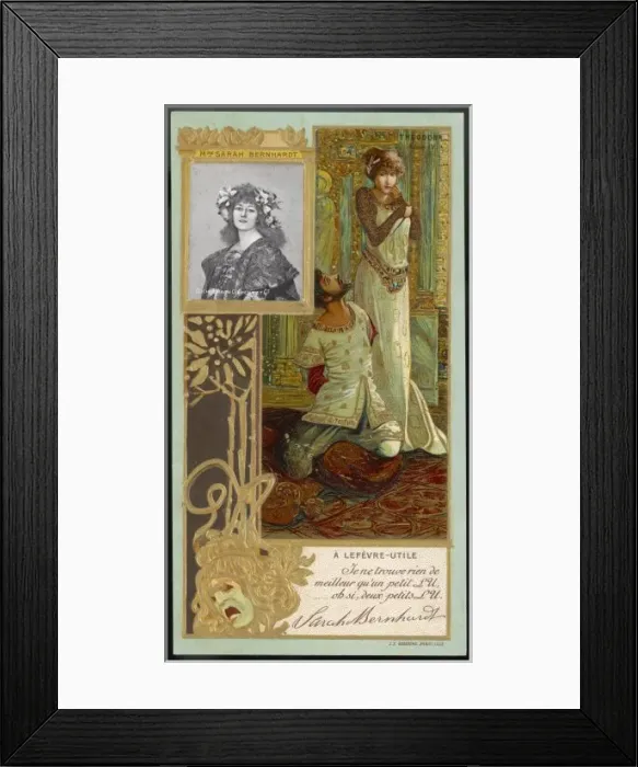 Framed Print : Bernhardt as Theodora Framed Print : Bernhardt as Theodora
