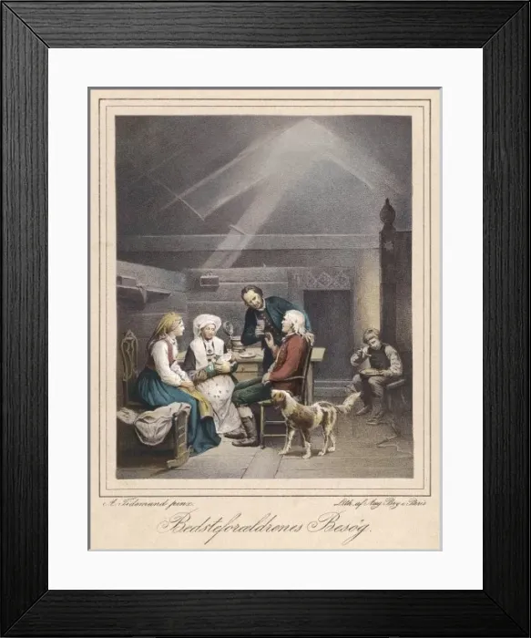 Framed Print : Family / Norway Peasant Framed Print : Family / Norway Peasant