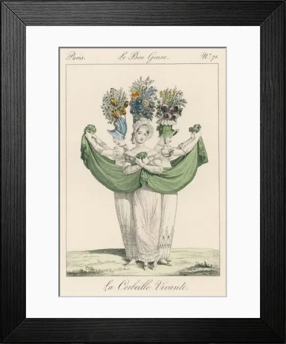 Framed Print : Bon Genre No. 71 Costume Framed Print : Bon Genre No. 71 Costume