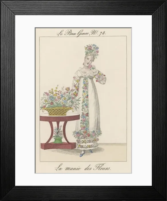 Framed Print : Bon Genre No. 78 Costume Framed Print : Bon Genre No. 78 Costume