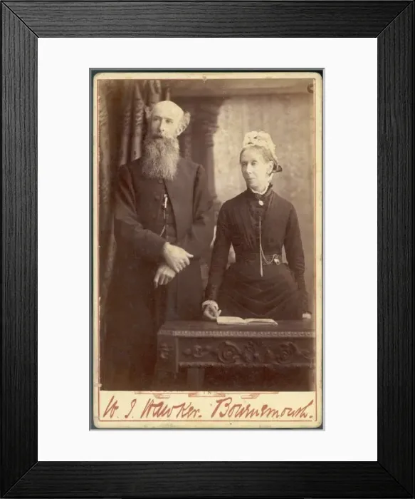 Framed Print : Husband / Wife / Rev Gordon Framed Print : Husband / Wife / Rev Gordon