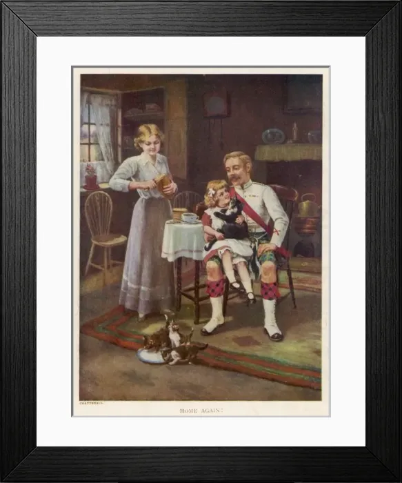 Framed Print : FATHERs RETURN 1916 Framed Print : FATHERs RETURN 1916