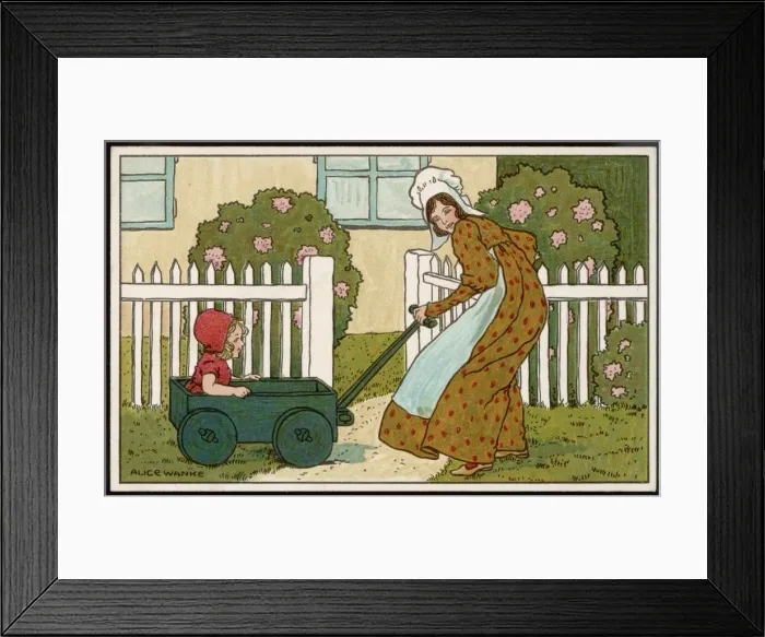 Framed Print : Big & Little Sister 19C Framed Print : Big & Little Sister 19C
