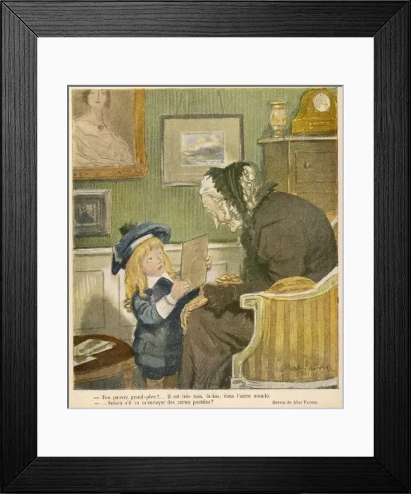 Framed Print : Grandma Re Grandpa 1911 Framed Print : Grandma Re Grandpa 1911