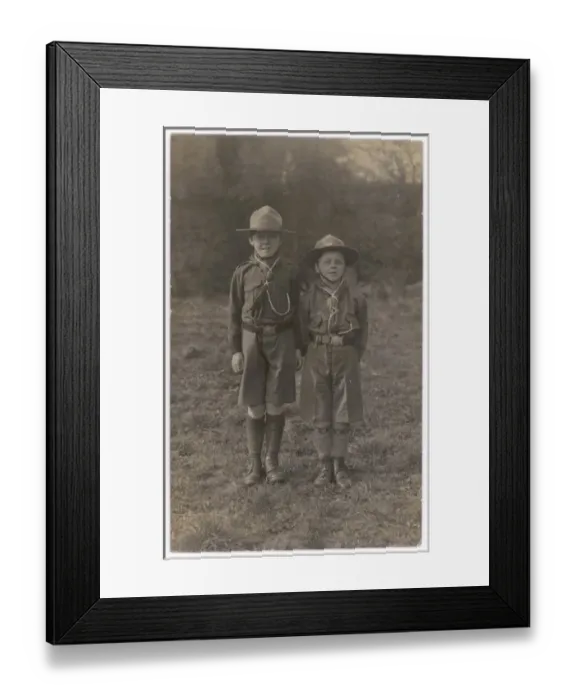 Framed Print : Scouts / Uniform 1925 Framed Print : Scouts / Uniform 1925
