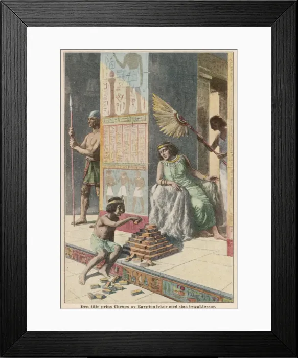 Framed Print : Boyhood of Cheops Framed Print : Boyhood of Cheops