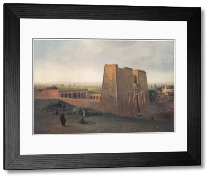 Framed Print : Egypt / Temple of Edfu Framed Print : Egypt / Temple of Edfu