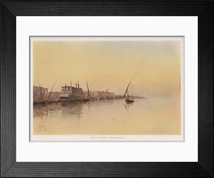 Framed Print : EGYPT / LUXOR / 1909 Framed Print : EGYPT / LUXOR / 1909