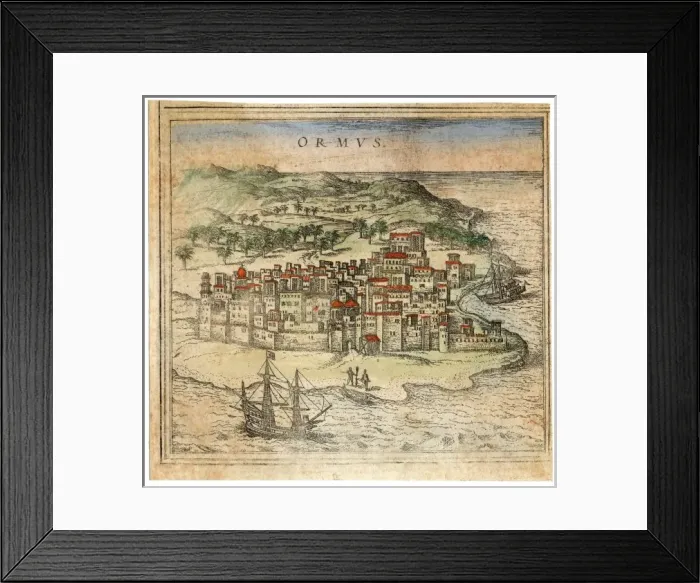 Framed Print : Iran / Hormuz C1600 Framed Print : Iran / Hormuz C1600