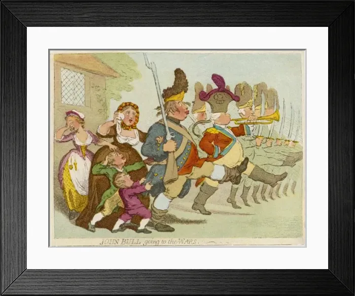 Framed Print : John Bull Goes to War Framed Print : John Bull Goes to War