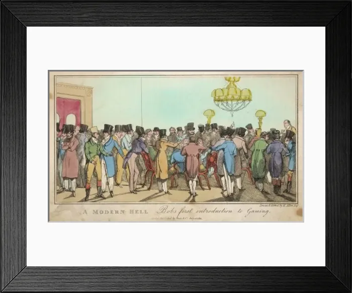 Framed Print : Gaming Fashions / Alken Framed Print : Gaming Fashions / Alken