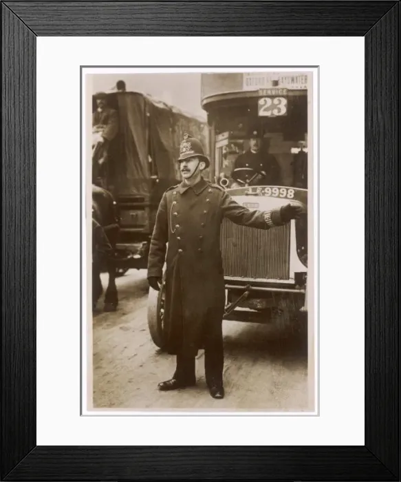 Framed Print : Police / Traffic Duty Framed Print : Police / Traffic Duty