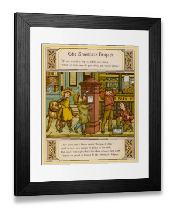 Framed Print : Children / London Street Framed Print : Children / London Street