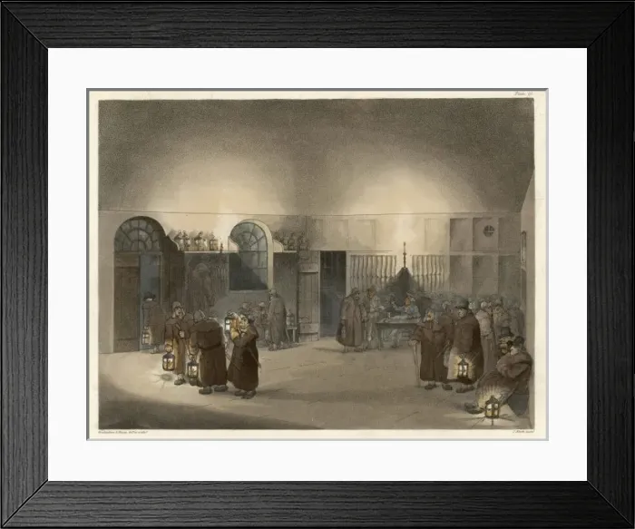 Framed Print : Police / Watchmen / 1808 Framed Print : Police / Watchmen / 1808