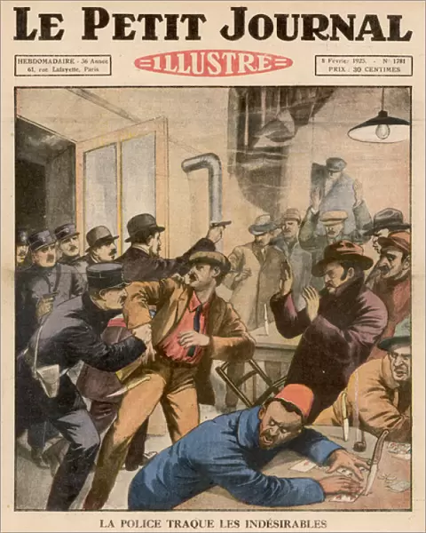 Paris Police Raid  /  1925