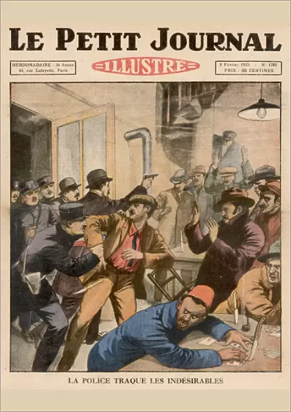 Paris Police Raid  /  1925