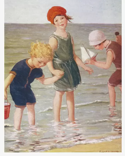 Children  /  Paddling 1922
