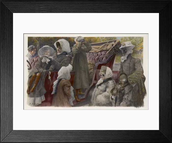 Framed Print : Children / Travel 1909 Framed Print : Children / Travel 1909