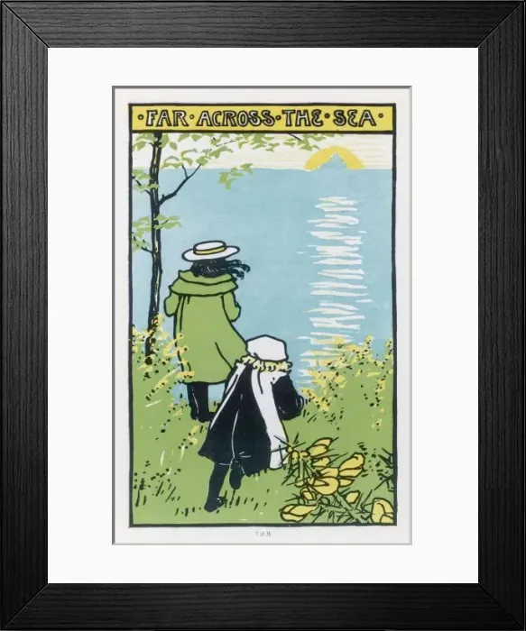 Framed Print : Children / Seaside 1900 Framed Print : Children / Seaside 1900