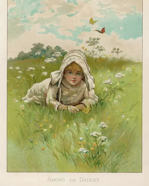 Girl  /  Country Meadow 1890