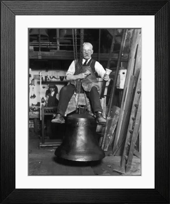 Framed Print : Old Bell Maker Framed Print : Old Bell Maker