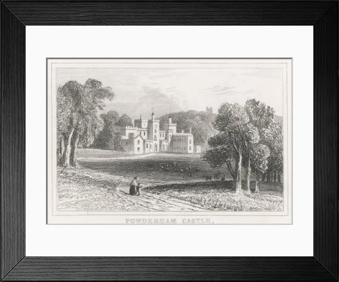 Framed Print : Powderham Castle / Devon Framed Print : Powderham Castle / Devon