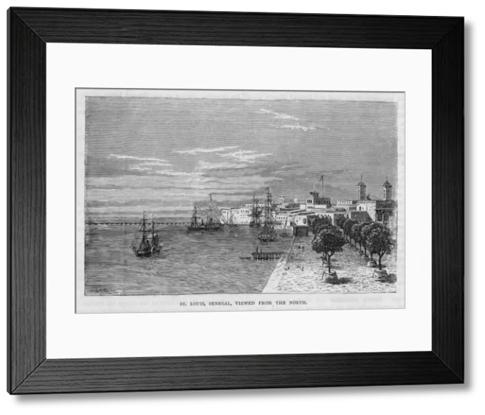 Framed Print : St. Louis / Senegal / C1860 Framed Print : St. Louis / Senegal / C1860