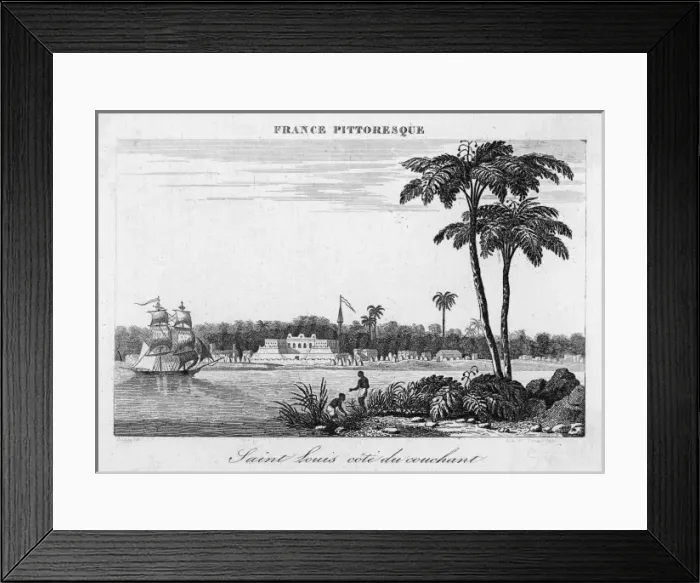 Framed Print : St. Louis / Senegal / 135 Framed Print : St. Louis / Senegal / 135