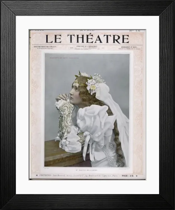 Framed Print : Mlle. Mastico / Actress Framed Print : Mlle. Mastico / Actress