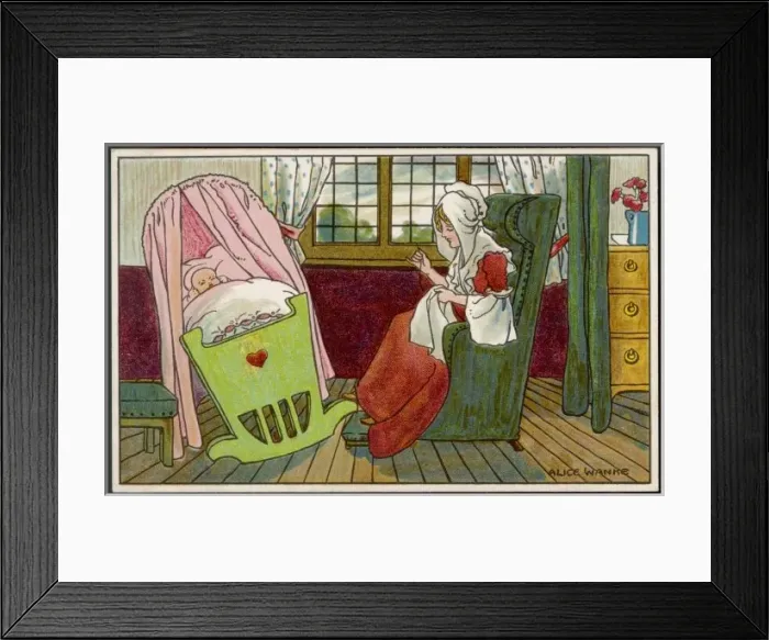 Framed Print : Sister Minds Baby 19C